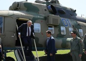 Helicopter of the Armenian PM makes an emergency landing
