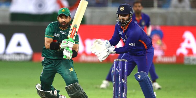 Rare encounter between fierce Political and cricket adversaries, India and Pakistan