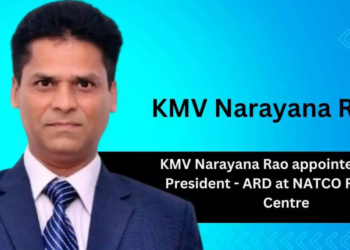 At the NATCO Research Centre, KMV Narayana Rao has been appointed Vice President-ARD