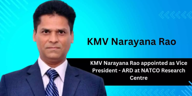 At the NATCO Research Centre, KMV Narayana Rao has been appointed Vice President-ARD