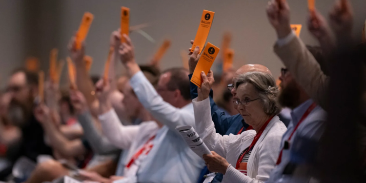 Southern Baptists have voted to oppose the use of in vitro fertilization technology