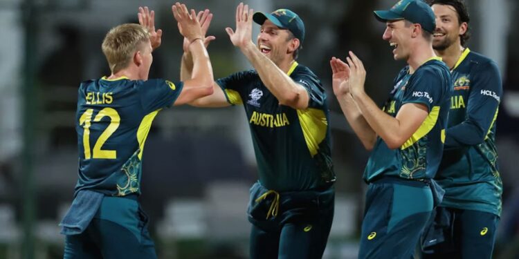 Australia defeats Namibia 72 to advance to the super eights