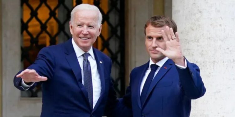 Biden and Macron
