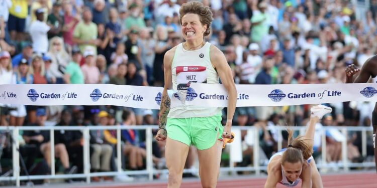 Olympic qualifier Nikki Hiltz is a transgender nonbinary runner. “It’s not just about me.”