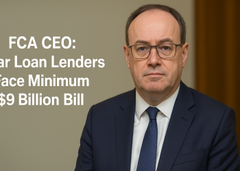 FCA CEO: Car Loan Lenders Face Minimum £9 Billion Bill