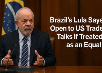 Brazil’s Lula Says Open to US Trade Talks If Treated as an Equal