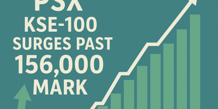 PSX KSE-100 Surges Past 156,000 Mark