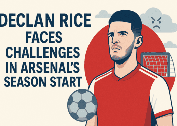 Declan Rice Faces Challenges in Arsenal’s Season Start
