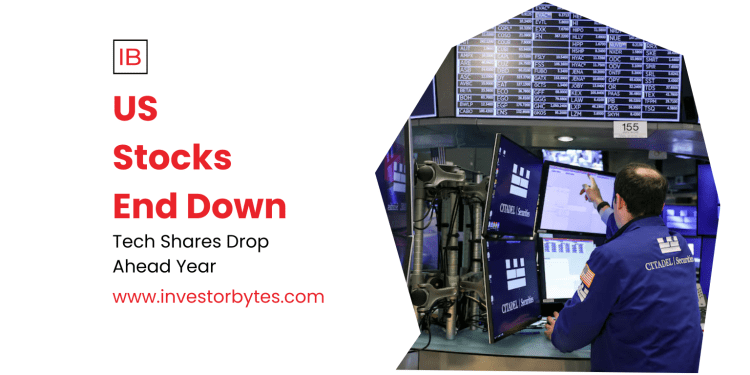 US Stocks End Down