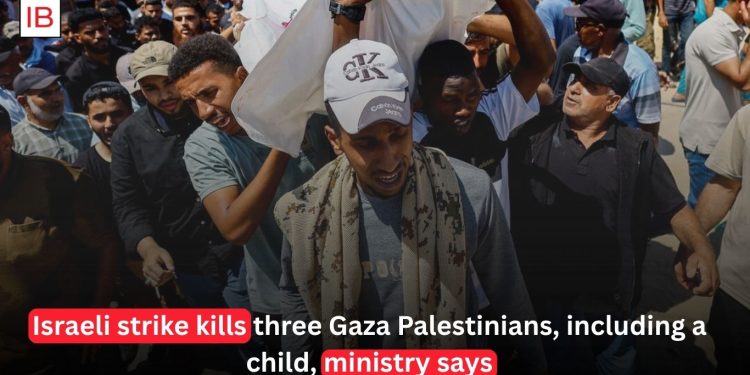 Israeli Airstrike Kills Three Palestinians, Including Child, Despite Gaza Ceasefire
