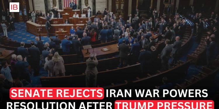 Senate Rejects Iran War Powers Resolution After Trump Pushback