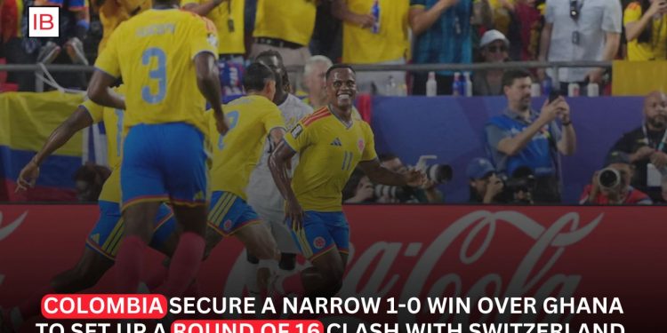 Colombia Edge Ghana to Reach World Cup Round of 16