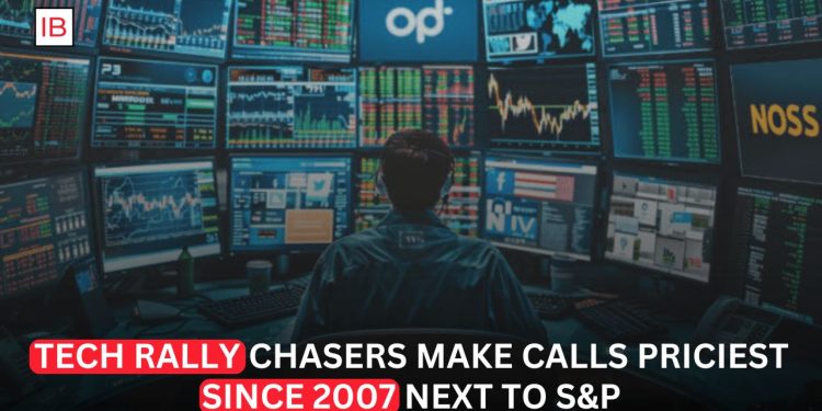 Tech Stock Options Reach Highest Premium Since 2007 as AI Rally Fuels Bullish Bets