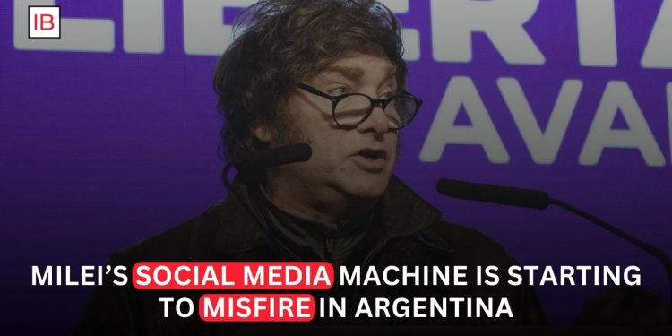 Milei’s Social Media Machine Is Starting to Misfire in Argentina
